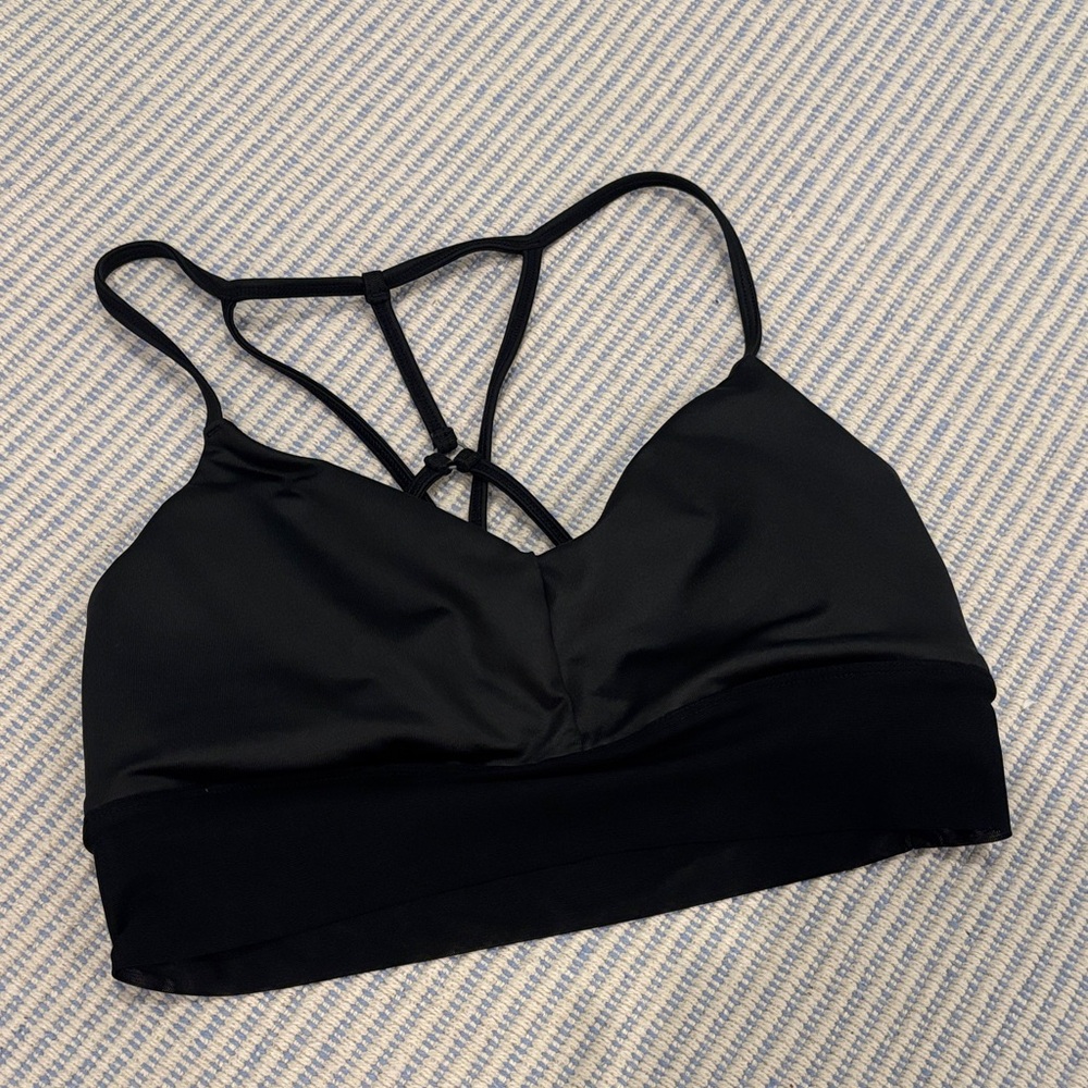 ALO Yoga Black Lush Bralette